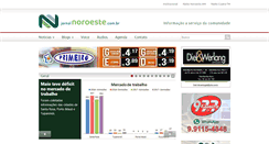 Desktop Screenshot of jornalnoroeste.com.br